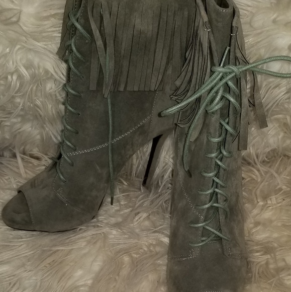 olive green booties